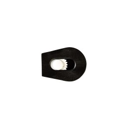 Зажим для шнура 4 мм KL  Чёрный + Белый (поштучно)  в Миассе