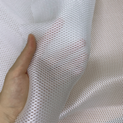 Сетка 3D трехслойная Air mesh 160 гр/м2, цвет Белый (на отрез)  в Миассе