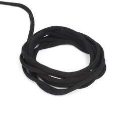 Шнур для одежды 4,5 мм, цвет Чёрный (на отрез)  в Миассе