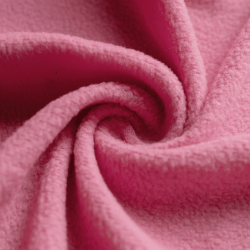Флис Односторонний 130 гр/м2, цвет Розовый (на отрез)  в Миассе