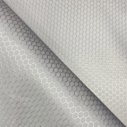 Ткань Оксфорд 300D PU Рип-Стоп СОТЫ, цвет Светло-Серый (на отрез)  в Миассе