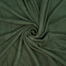 Флис Односторонний 130 гр/м2, цвет Темный хаки (на отрез)  в Миассе
