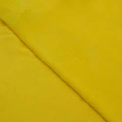 Флис Односторонний 180 гр/м2, Желтый (на отрез)  в Миассе