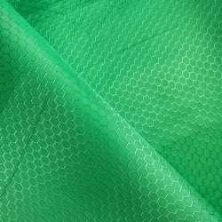 Ткань Оксфорд 300D PU Рип-Стоп СОТЫ, цвет Зелёный (на отрез)  в Миассе
