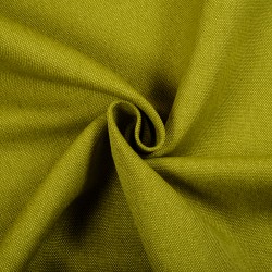 Ткань Рогожка (мебельная), цвет Зелёный (на отрез)  в Миассе