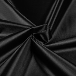 *Ткань Оксфорд 210D PU, цвет Черный (на отрез)  в Миассе